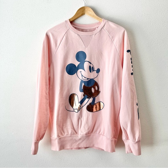 Disneyland park Mickey Mouse Sweatshirt Briar Rose Gold - Picture 3 of 5